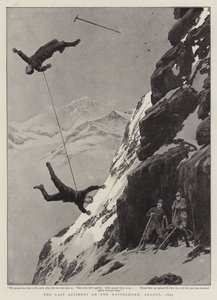 El último accidente en el Matterhorn, agosto de 1893